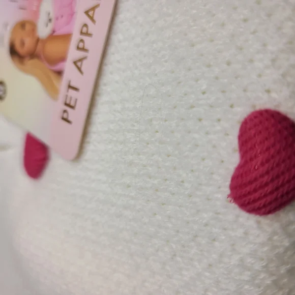 Paris Hilton 3D HEART VALENTINES DAY DOG Knit Sweater - Picture 4 of 11